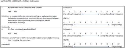 The Vietnamese version of the Home Falls and Accidents Screening Tool (HOME FAST) - A preliminary study of validity and inter-rater reliability